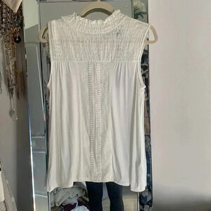 Never warn white tank top! Dressy